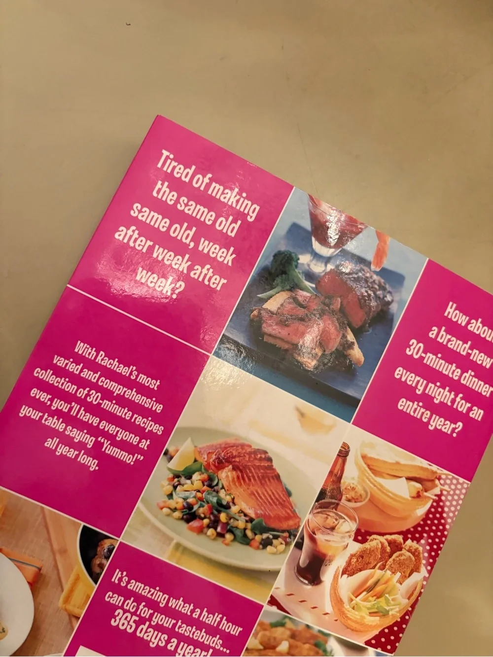 365: No Repeats - 30-Minute Meal Cookbook (Pink Cover). Rachel Ray.
